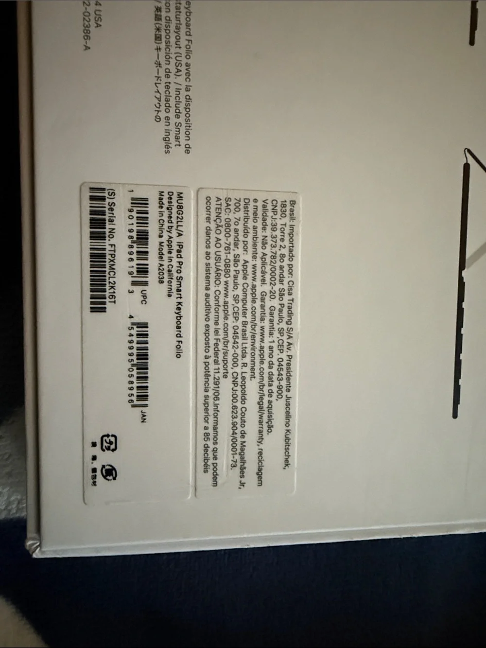Apple Smart Keyboard Folio for 11-inch iPad Pro